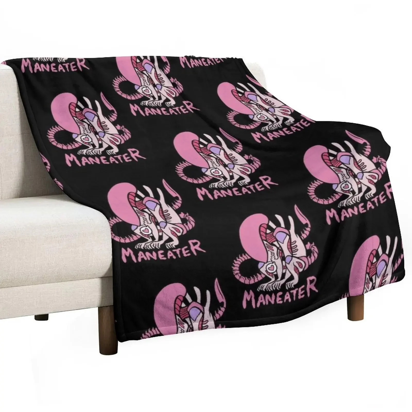 3D Printing Xenomorph - Coperta Decorativa di Lusso con Motivo