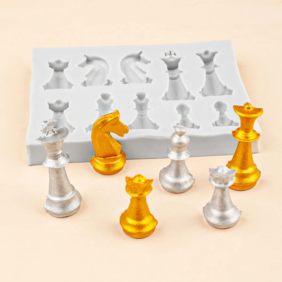3D Printing Chess - Stampo in silicone per scacchi 3D