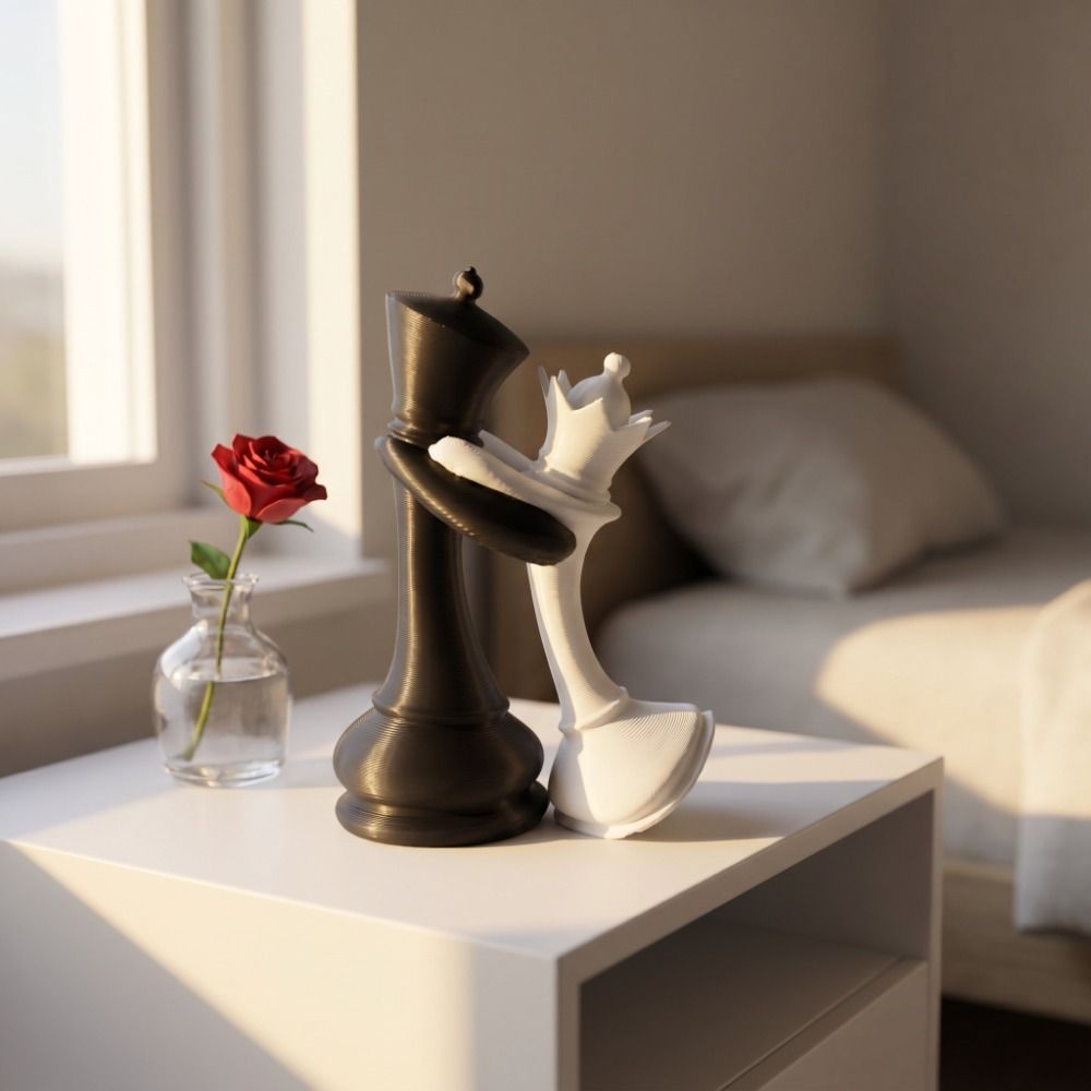 3D Printing Chess - Statua di Scacchi Stampata in 3D,