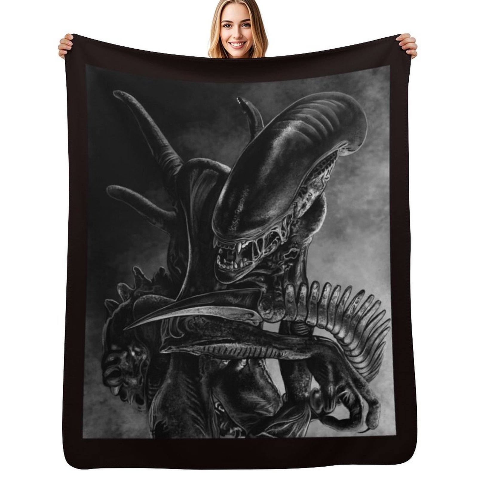 3D Printing Xenomorph - Coperta Decorativa Xenomorph per Divani, in