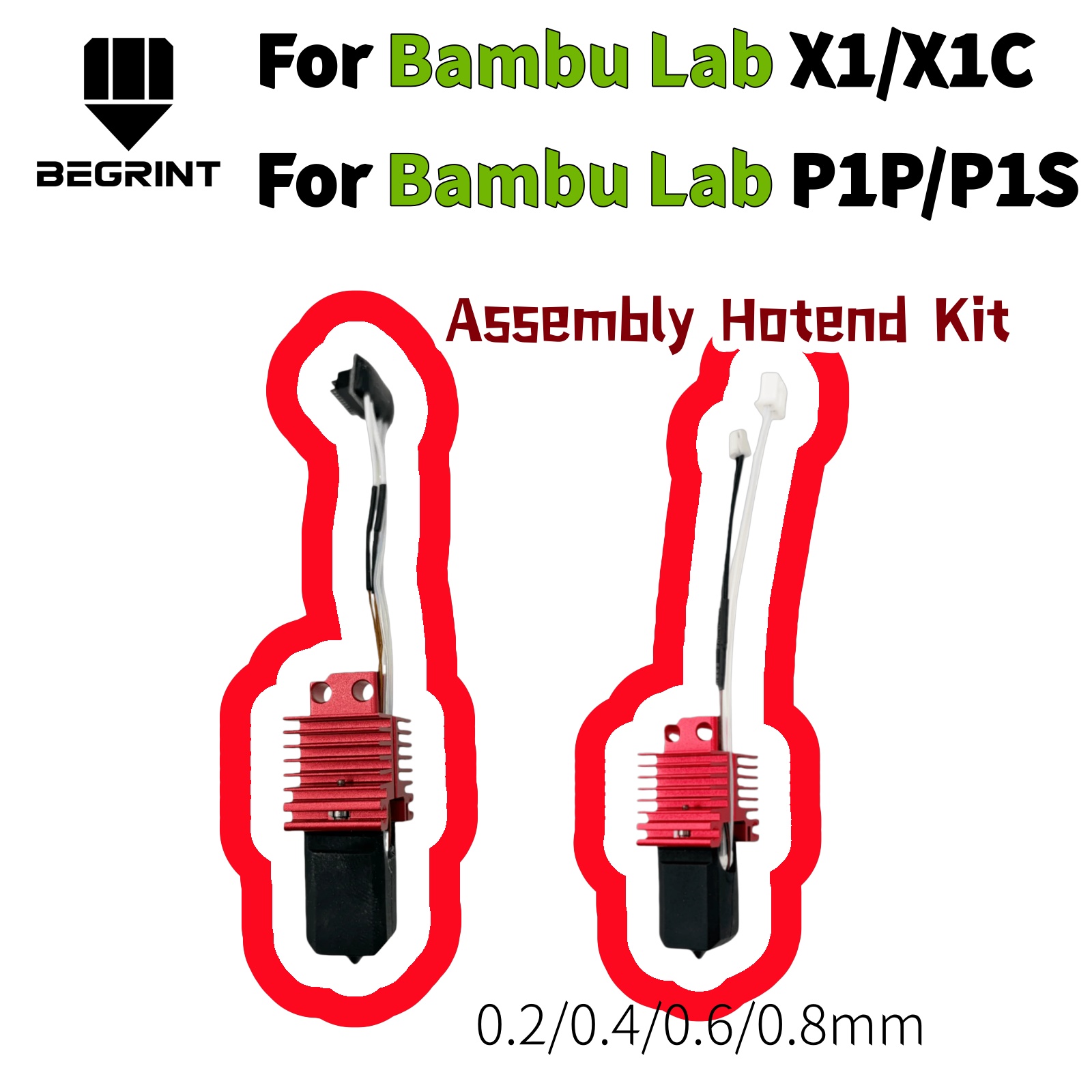 3D Printing X1 Carbon - Kit Completo Testina di Stampa V2