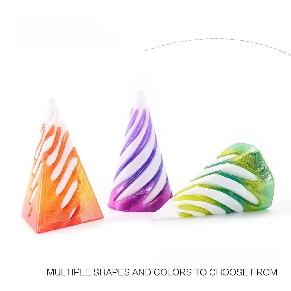 3D Printing Nyc - Giocattoli Rotanti a Spirale Stampati in