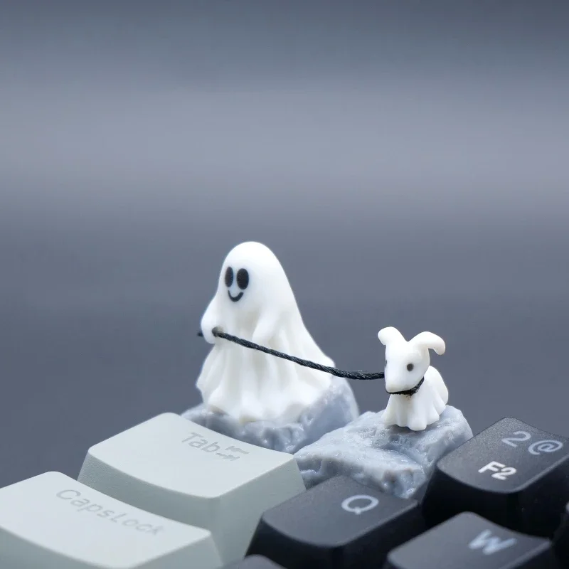 3D Printing Nyc - Ghost Puppy Resina Keycap Personalizzato 3D