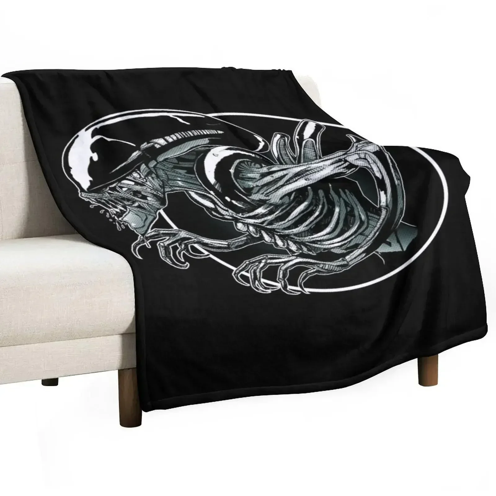 3D Printing Xenomorph - Coperta in pile con alieni xenomorfi,