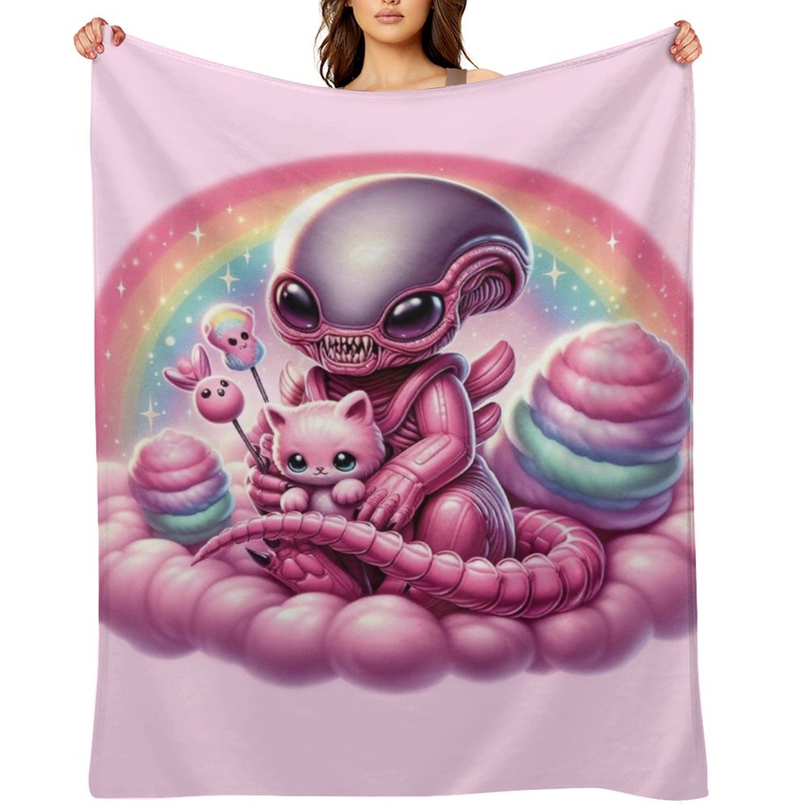 3D Printing Xenomorph - Coperta decorativa Baby Xenomorph, morbida e
