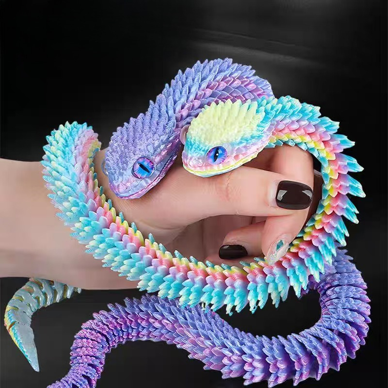 3D Printing Joints - Nuova Statua di Serpente Realistica Stampata