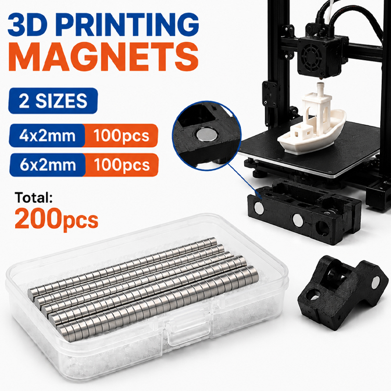 3D Printing Bambu Lab - Kit di magneti per stampa 3D