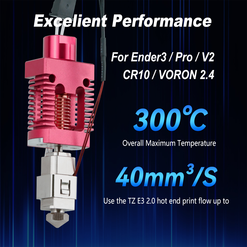 Ender 3 Upgrade Kit - Kit Hotend di Aggiornamento per Stampante