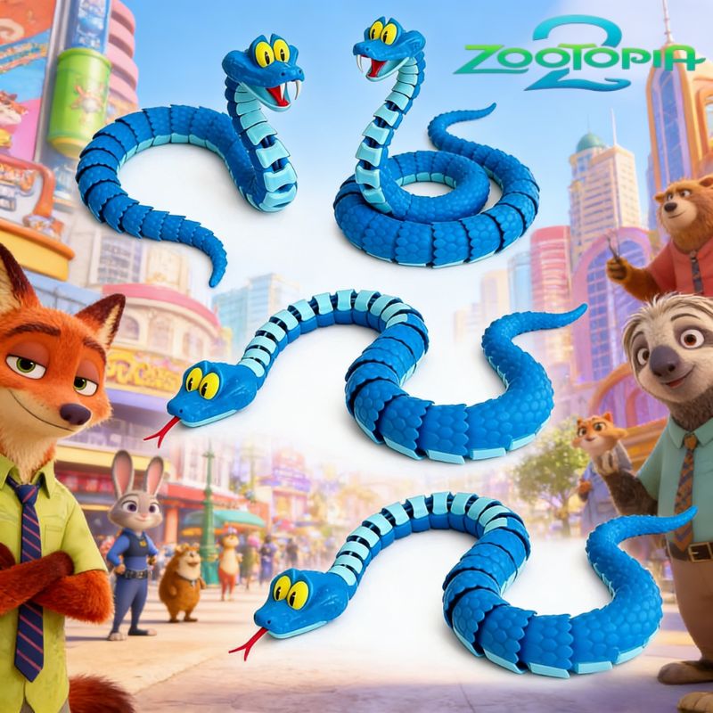 Serpente Gareth da 30 cm: serp - 3D Printing Joints recensione e prezzo