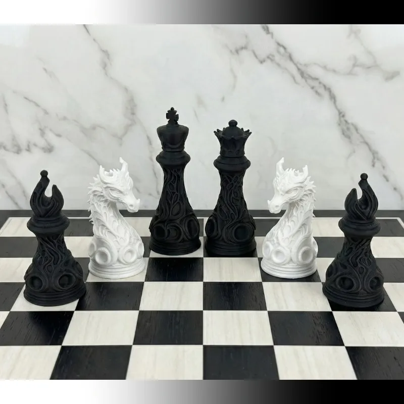 Set di 32 pezzi di scacchi in  - 3D Printing Chess recensione e prezzo