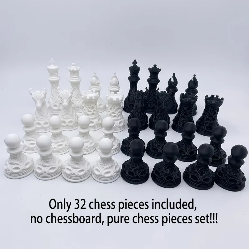 Set di 32 pezzi di scacchi in  - 3D Printing Chess recensione e prezzo