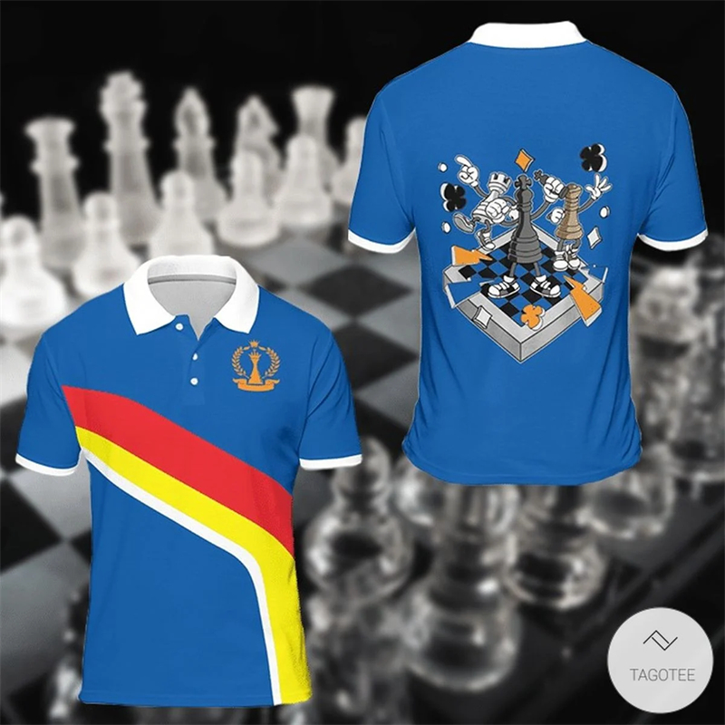 Chess King 3D Print Polo Shirt - 3D Printing Chess recensione e prezzo