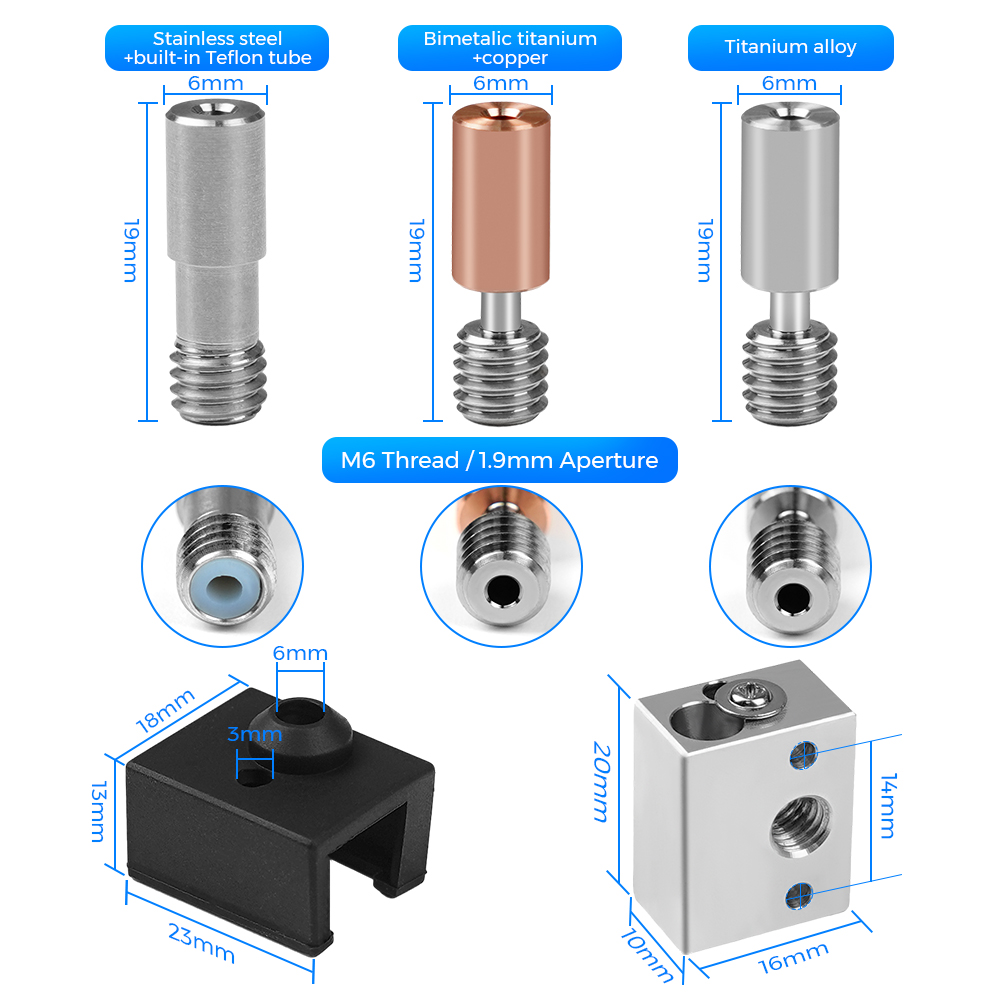 300 °   Kit Hotend S1 Aggiorna - Ender 3 Upgrade Kit recensione e prezzo