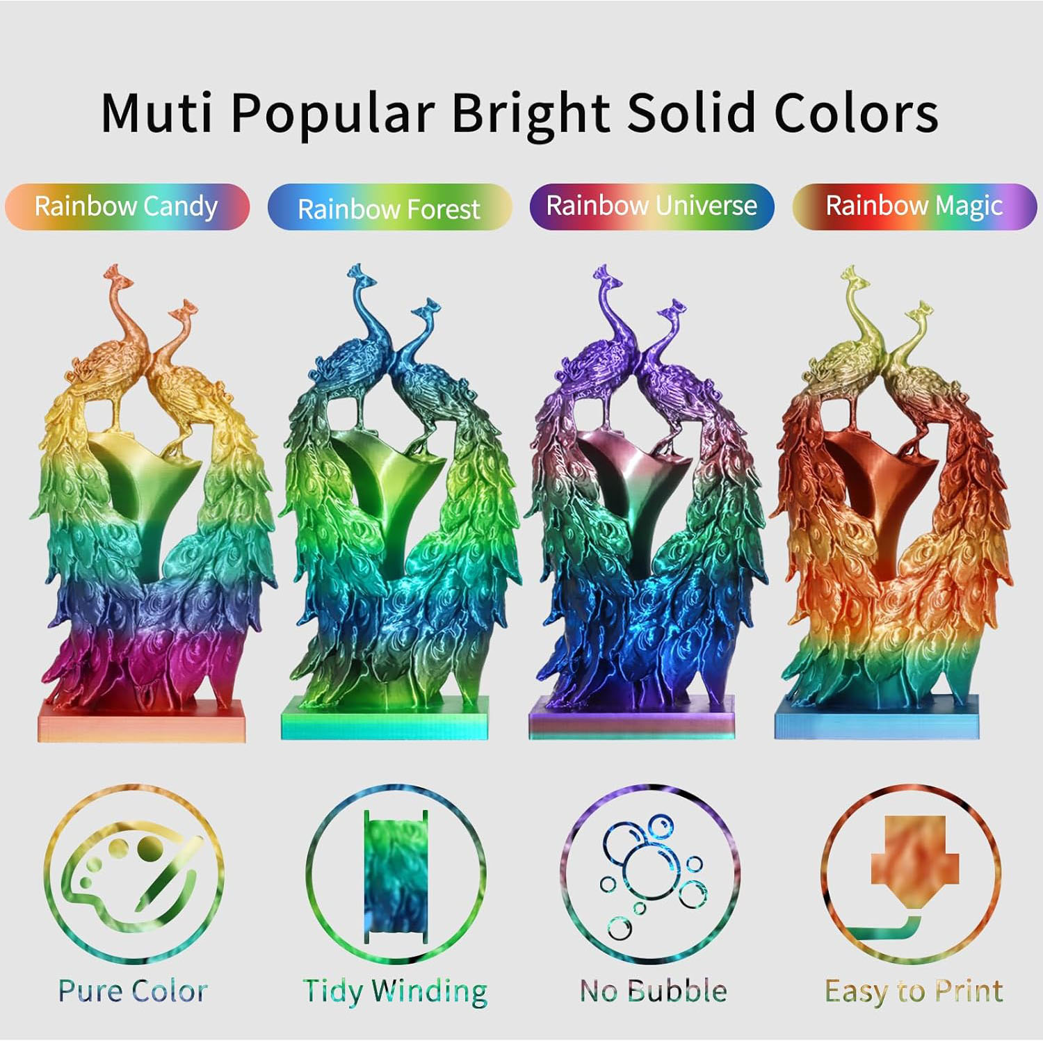 Filamento PLA Multicolore Arco - 3D Printing Fdm recensione e prezzo