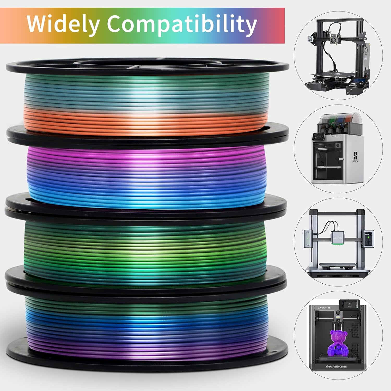 Filamento PLA Multicolore Arco - 3D Printing Fdm recensione e prezzo