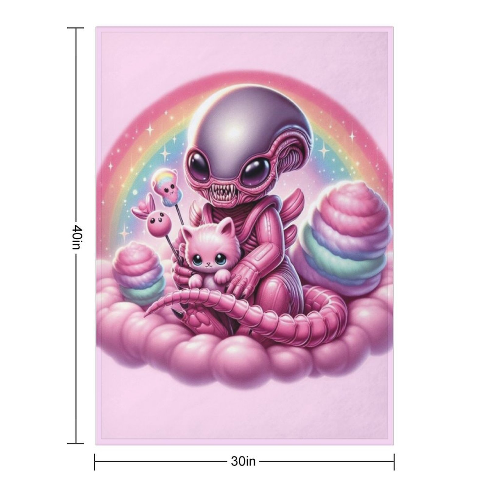 Coperta decorativa Baby Xenomo - 3D Printing Xenomorph recensione e prezzo