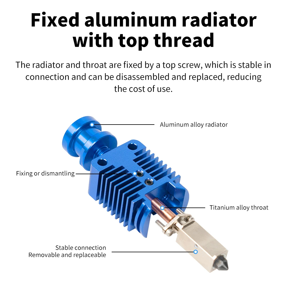 Nuovo Kit Hotend con Testina d - Ender 3 Upgrade Kit recensione e prezzo