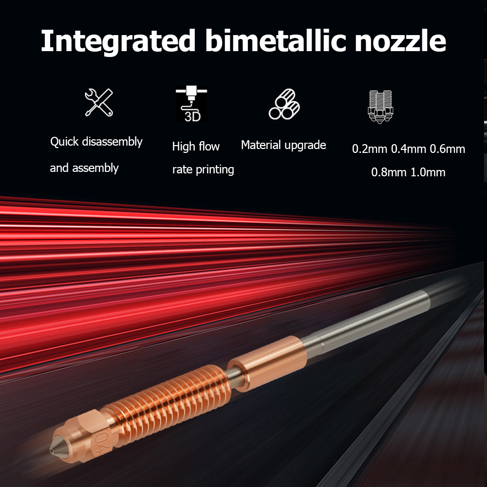 Aggiorna l'ugello K1C per Crea - Ender 3 Upgrade Kit recensione e prezzo