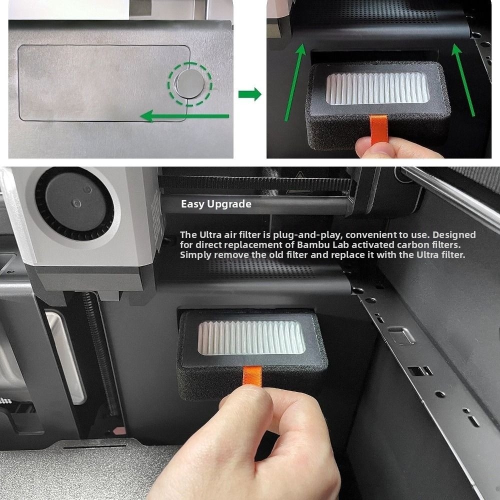 Sostituzione HEPA 13 + carbone - 3D Printing X1 Carbon recensione e prezzo